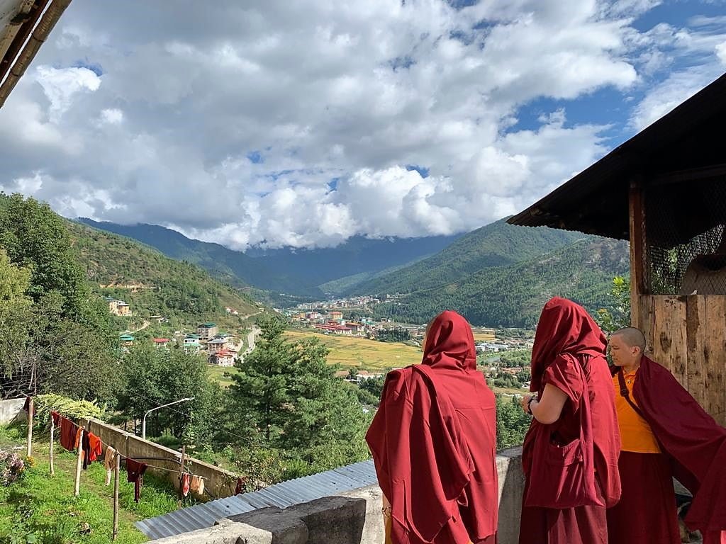 Nepal, Tibet e Butão Butão e sua simplicidade. Monges. Travel Brazil.