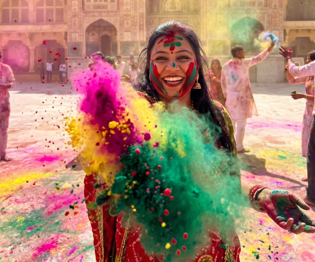 India Holi - Celebração na India