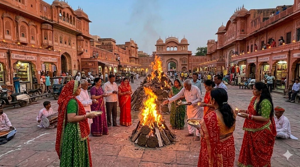 India. Holika Dahan: o ritual que poucos turistas conhecem
