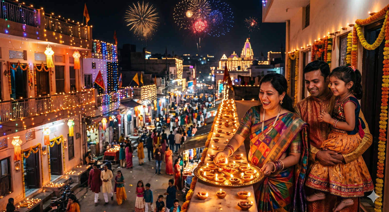 Diwali na Índia. Viagem para a Índia e festividades da Índia,.