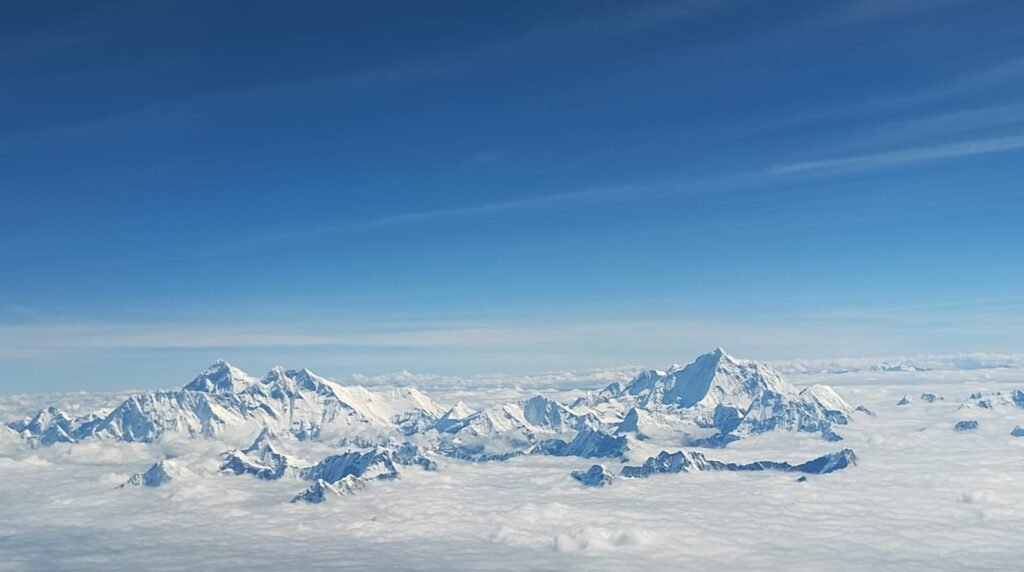 Viagem de Avião desde o Nepal até o Butão.